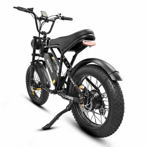 20 Zoll dicke Reifen Elektro-Motocross Land Mountain E-Bike vollfederung E-Bike Strand-Cruiser dicke Reifen Elektrofahrrad Eu Warehouse