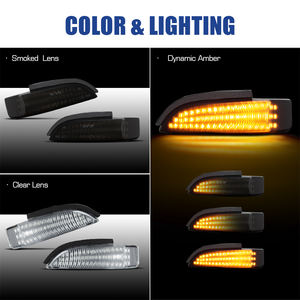 Luz Intermitente Dinámica Ámbar para Espejo Lateral, para Toyota <span class=keywords><strong>Yaris</strong></span> JPP Camry <span class=keywords><strong>Hybrid</strong></span> 2011-2014, Mercado Europeo - Product Image 2