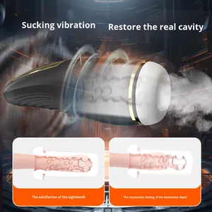 JRUI JRUI-M002 Alat Masturbasi Pria Otomatis dengan Fungsi Vagina dan Pengisap Elektrik, Laris Manis - Product Image 3