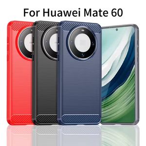 Coque arrière en TPU souple antichoc en fibre de carbone pour <span class=keywords><strong>Huawei</strong></span> Mate 60 50 P60 50 pour <span class=keywords><strong>Huawei</strong></span> Honor Magic 5X9A coque de téléphone portable - Product Image 5