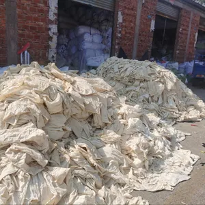 工业清洁碎布工业清洁废旧布包碎布深色印花黄色棉布