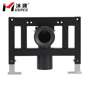 Cadre de réservoir de chasse d'eau encastré mural en alliage de <span class=keywords><strong>fer</strong></span> noir, durable et moderne, de marque MUUPEG, pour toilettes suspendues - Vente en gros - Product Image 1