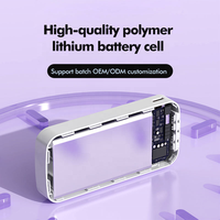 Batteries externes haute capacité 20000mAh, charge rapide 22.5W PD 20W, 4 câbles intégrés, sortie USB-C, batterie externe avec écran LED