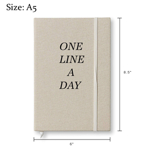 מותאם אישית pu אישית מותאם אישית יום קו אחד של חמש שנים ספר זיכרון מחברת קשה - Product Image 4