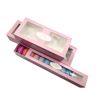 Boîte/Conteneur Personnalisé en Papier Premium avec Laminage Mat et Gaufrage pour Macarons, Sushi, Biscuits, Pain – Emballage Ivoire