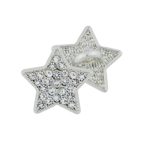 Jinyi Nút Nhà Máy Tùy Chỉnh Thương Hiệu Thiết Kế Logo Rhinestone Ưa Thích Nút Với Ngọc Trai Chân Nút Cho Áo Quần Áo - Product Image 5