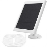 Caméras d'extérieur solaires IP65 (Blanc 1P) Spotlight Cam Plus/Pro Stick sans fil avec câble long de 3 m, étanches et résistantes à la poussière