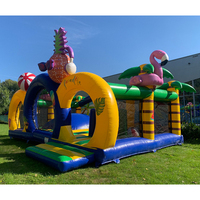 Structure gonflable avec tour de chute pour enfants, aire de jeux extérieure, trampoline de qualité commerciale, parc de saut à l'élastique, jouet