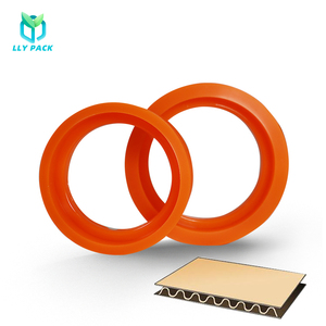Roue en caoutchouc polyuréthane ronde anti-écrasement pour l'alimentation de papier, pièces de machine d'impression flexographique pour carton, 110*30 - Product Image 1