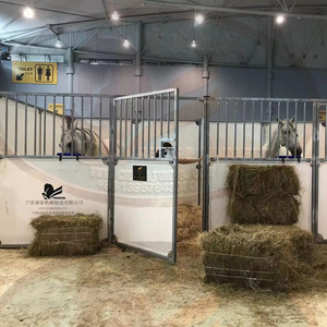 แผ่นเหล็กชุบสังกะสีแบบทันสมัยโรงนาสำเร็จรูปสำหรับฝึกม้ากลางแจ้ง - Product Image 1