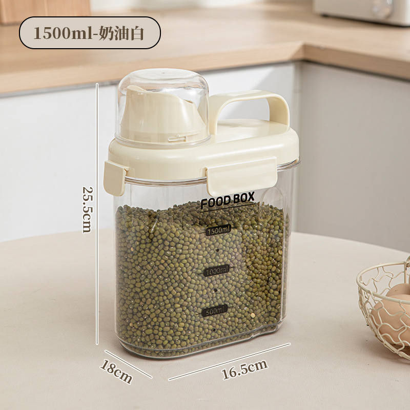 Petite boîte à grains - Blanc crème