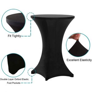 Manteles Negros Personalizados para Eventos Empresariales con Logotipo, Material Spandex de Alta Calidad, Envío Rápido y Económico, GoldFlag - Product Image 2