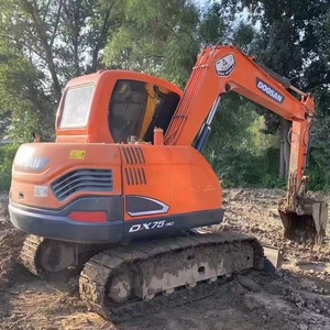 Mini-excavatrice Doosan DX 75 de haute qualité, d'occasion, fabriquée en Corée, avec composants essentiels (boîte de vitesses, pompe, roulement, PLC) - Vente chaude - Product Image 3
