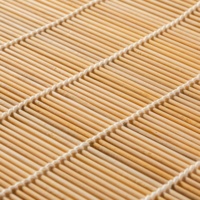 Esterilla de Bambú Cuadrada Qingzhu para Sushi - Herramienta de Cocina Reutilizable y Ecológica para Proyectos Caseros DIY