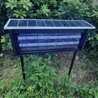 Piège à insectes solaire écologique d'extérieur, étanche à la pluie et à l'humidité, avec panneau réglable, pour jardin et pelouse, installation facile et nettoyage gratuit