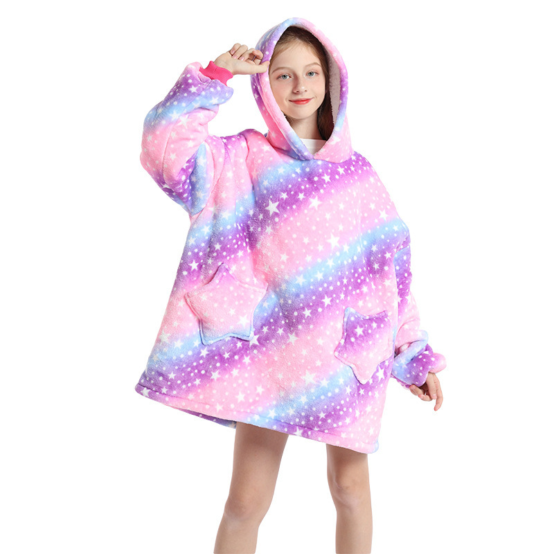 Abbigliamento caldo per bambini viola colorato