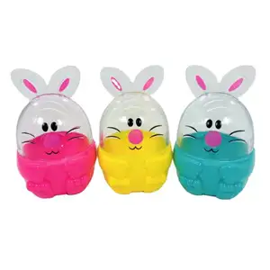 新产品儿童玩具和礼品复活节彩蛋糖果玩具复活节兔子糖果玩具