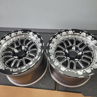 Jantes beadlock forgées de 15 pouces, 17 pouces, 18 pouces pour course de dragster, compatibles Corvette C5 C6 C7 C8 Z06 Z07 ZR1, Camaro, Mustang Série 2