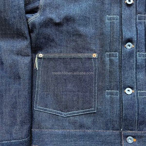 Custom Selvedge Denim <b>Jacket</b> Manufacturer Button Vintage Japanese Cotton 14 15 Oz Heavyweight Raw Fabric Jean <b>Jackets</b> for <b>Men</b> - Product Image 4