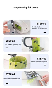 Cat <strong>Litter</strong> <strong>Scoop</strong> Integrated Cat <strong>Litter</strong> <strong>Shovel</strong> and Refill Bag Bundle Cat <strong>Litter</strong> Sifter <strong>Scoop</strong> System With Extra Waste Bag Box - Product Image 4