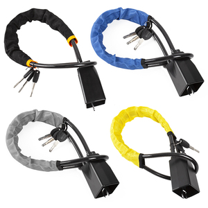 XMM-517 phổ chống trộm xe tay lái khóa chất lượng cao 3 phím thép dây an toàn khóa xe chống trộm - Product Image 5