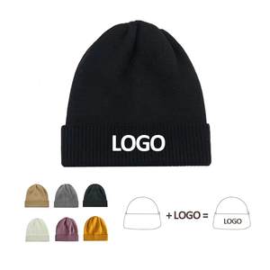 Cappelli invernali Unisex a maglia 100% con Logo con ricamo personalizzato con logo - Product Image 6