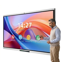 Tableau blanc interactif numérique EIBOARD 86 pouces 4K LED IR Écran tactile multipoint Double OS Éducation Formation OEM