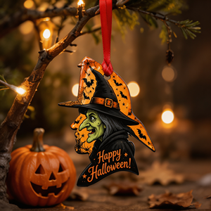 Ornements vierges pour sublimation : sorcières, pompiers en bois, décorations de Noël et d'Halloween par sublimation - Product Image 3