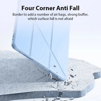 IPad için Pro 11 inç 2024 akrilik TPU y-fold çok fonksiyonlu koruyucu iPad kılıfı hava 5 4 Mini 6 8th 7th 10.2 10.5 kapak