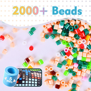 Kit de Peinture Mosaïque Pixel Art DIY avec 2000 Perles Sans Repassage, Grande Toile en Maille Flexible, Outils et Gabarits - Product Image 4