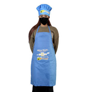 Delantal de Cocina de Poliéster sin Mangas, Lavable, Duradero, Reutilizable, con Impresión por Transferencia de Calor, Textura de Lino, Ecológico, Personalizado, DIY - Product Image 1