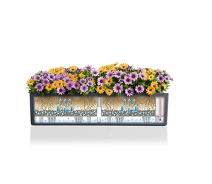 Maceta Cuadrada Grande con Sistema de Riego Automático para Plantas Bonsái, Ideal para Balcón y Hogar - Product Image 5