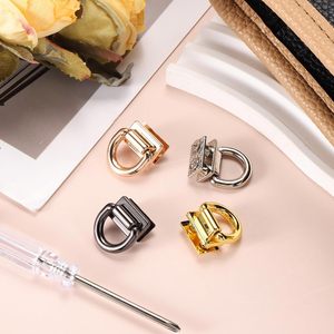 Boucle de fixation latérale pour sac, fermoir métallique pour suspension de sac à main, connecteur de chaîne de sac à main avec anneaux en D - Product Image 5