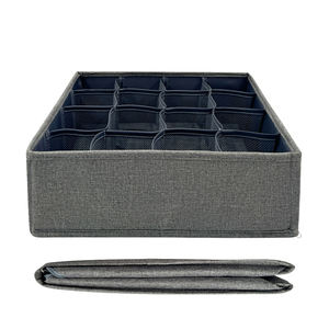 Organisateur de coffre 16 compartiments en Oxford, rangement portable pour voiture, boîte de rangement pour chaussettes, cravates, ceintures, mouchoirs, sous-vêtements, vêtements - Product Image 3
