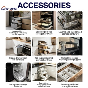 Îlot de cuisine incurvé de luxe avec appareils électroménagers intelligents et rangement à tiroirs complets Sélection exclusive - Product Image 5