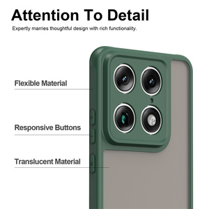 Coque de téléphone portable transparente effet <span class=keywords><strong>mat</strong></span>, souple en TPU et rigide en PC, antichoc, pour Moto X70 Air Pro/Edge 70 Ultra - Product Image 6