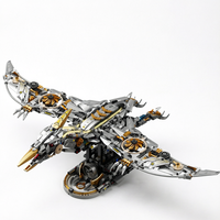 13107 Serie Mecánica, Pterodáctilo Mecánico, Bloques de Construcción Educativos de Difícil Ensamblaje, Modelo Animal de Juguete para Niños, Regalo