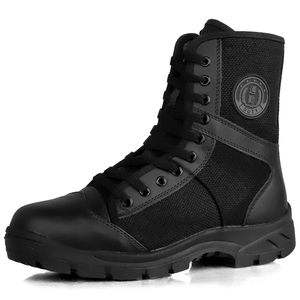 Bottes d'été en caoutchouc noires à lacets <span class=keywords><strong>pour</strong></span> hommes – Essentielles <span class=keywords><strong>pour</strong></span> les trajets quotidiens, respirantes et économiques - Product Image 1