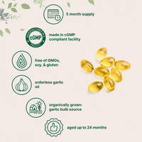 Prix Abordable – 300 Gélules – Complément Alimentaire Naturel pour Adultes – Soutien Immunitaire et Santé Cardiaque – Extrait d'Ail Vieilli Inodore 7500mg – Gélules Molles