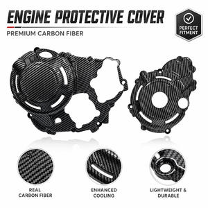 Nueva Cubierta Protectora de Motor Más Popular para Honda CRF250L <span class=keywords><strong>CRF300L</strong></span> 2020-2024, Cubierta de Cárter ABS Negra, Azul y Roja - Product Image 2