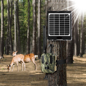 Caméra solaire de chasse et de suivi des sentiers du <span class=keywords><strong>gibier</strong></span> avec panneau solaire, 6/9/12V, avec batterie intégrée de 8000mAh, étanche IP66, <span class=keywords><strong>pour</strong></span> jeu - Product Image 1