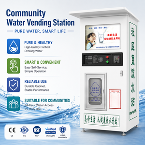 Máquina Expendedora de Agua que Funciona con Monedas, con Aceptador de Billetes y Sistema de Pago, Cajero Automático de Agua para Comunidades Residenciales - Product Image 1