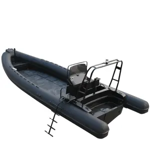 RIB800 बिजली नाव प्रोपेलर लक्जरी लंबी लंबाई Inflatable मछली पकड़ने की रोइंग नाव