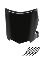 Kit de plaque d'immatriculation avant pour moto tout-terrain ShieldX Black Light Bee X, en plastique brillant, compatible Surron