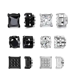 Nouveauté Boucles <span class=keywords><strong>d</strong></span>'oreilles magnétiques Boucles <span class=keywords><strong>d</strong></span>'oreilles sans perçage pour hommes Aimant - Product Image 1