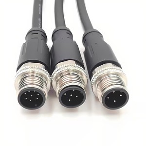 Benutzer definierte M8-Kabelstecker Buchse 3-17-poliger Sensor Außen leuchte LED Wasserdichter Luftfahrt kabelbaum - Product Image 5