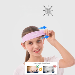 Fascia per Capelli Assorbente per Bambini KKN, Antibatterica, Riflettente, per Basket, Tennis, Corsa, Sport, Antitraspirante - Product Image 2