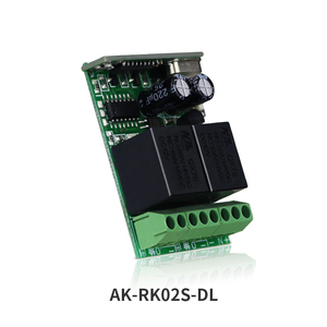 Hai kênh DC12V 315/433.92MHz không dây điều khiển từ xa thiết bị chuyển mạch Radio Receiver cho động cơ ánh sáng hệ thống báo động - Product Image 5