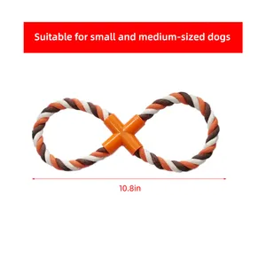 Wholesale Cotton Pet Toy Sets Pet Interactive Toys Puppy Teething Non-toxic Eco-friendly Cotton Rope Knot Dog Chew Toy