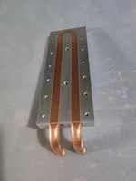Conception personnalisée de plaques de refroidissement liquide, plaques froides en aluminium avec tubes en cuivre et plaques refroidies à l'eau